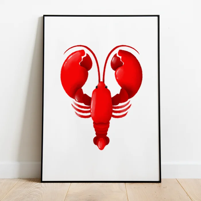 Red Lobster Print