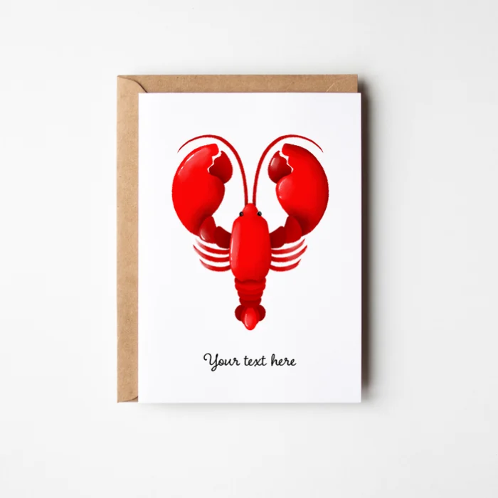 Lobster Greetings Card - Image 4