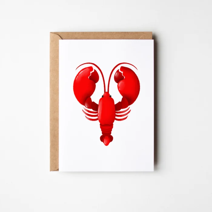 Lobster Greetings Card - Image 2