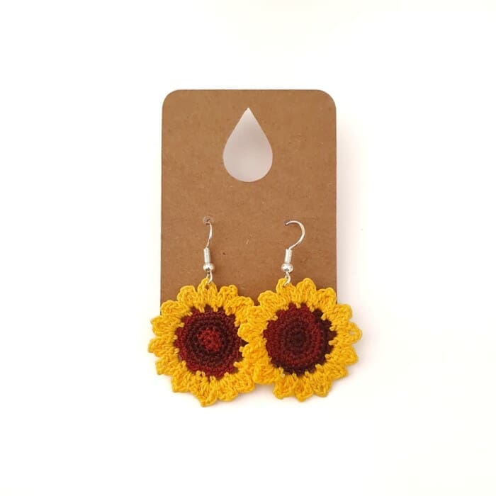 Sunflower Earrings - Image 2